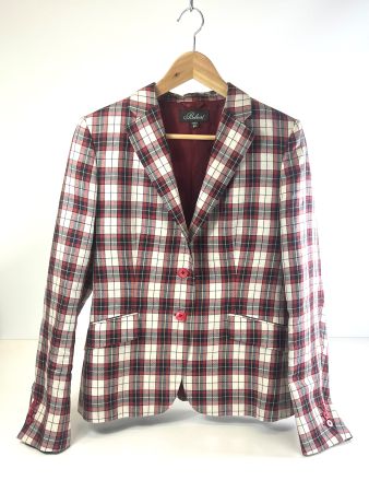 BELVEST Damen Blazer GB38 Kariert Leinen Wolle IT 44 / M