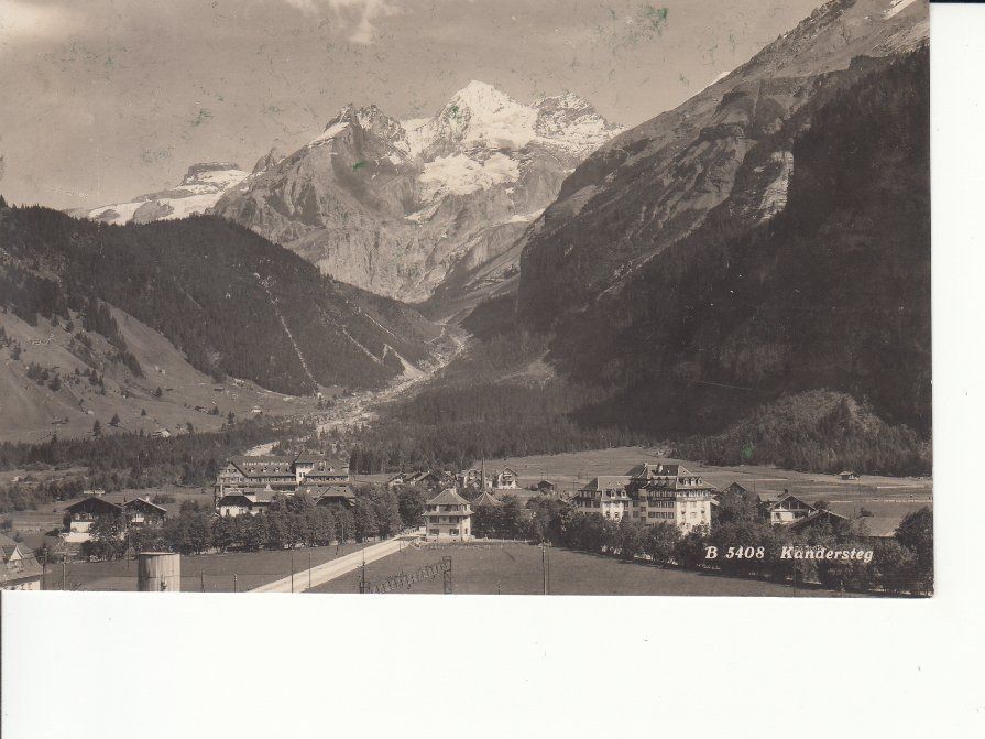 Cartoline postali: Kandersteg ca. 1925 – Usato da Bürglen TG venduto da StampGraf
