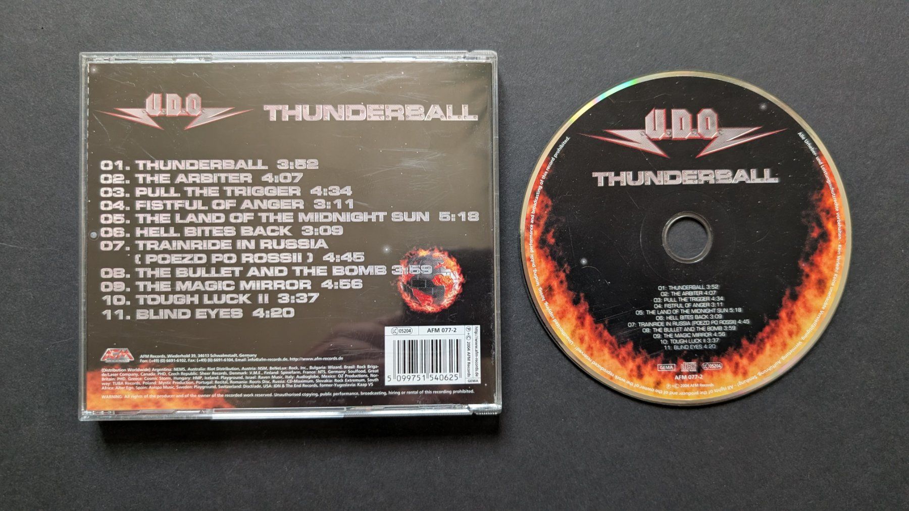 CDs: U.D.O | Thunderball | CD – D'occasion à Bottmingen par dan_c5wb 1