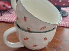 🍓SÜSSE🍓 KAFFEETASSEN🍓 ERDBEEREN🍓