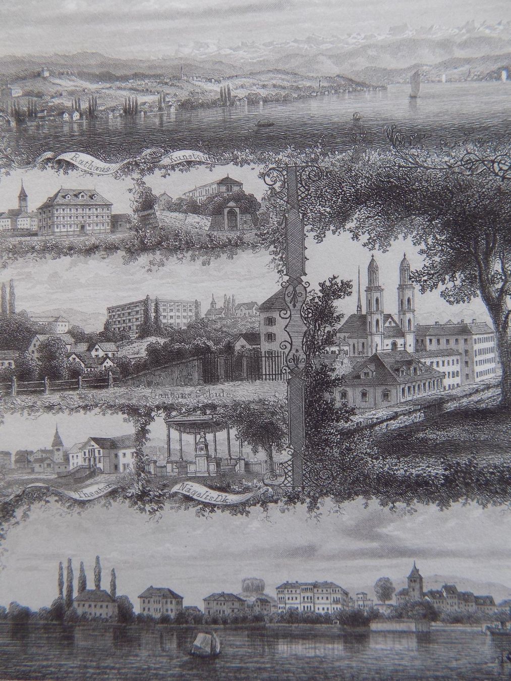 Gravures: Zürich Souvenirblatt von Ringger – D'occasion à Risch par Rischli15 3