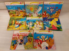 8 Children's books, illustrated fairy tales - English