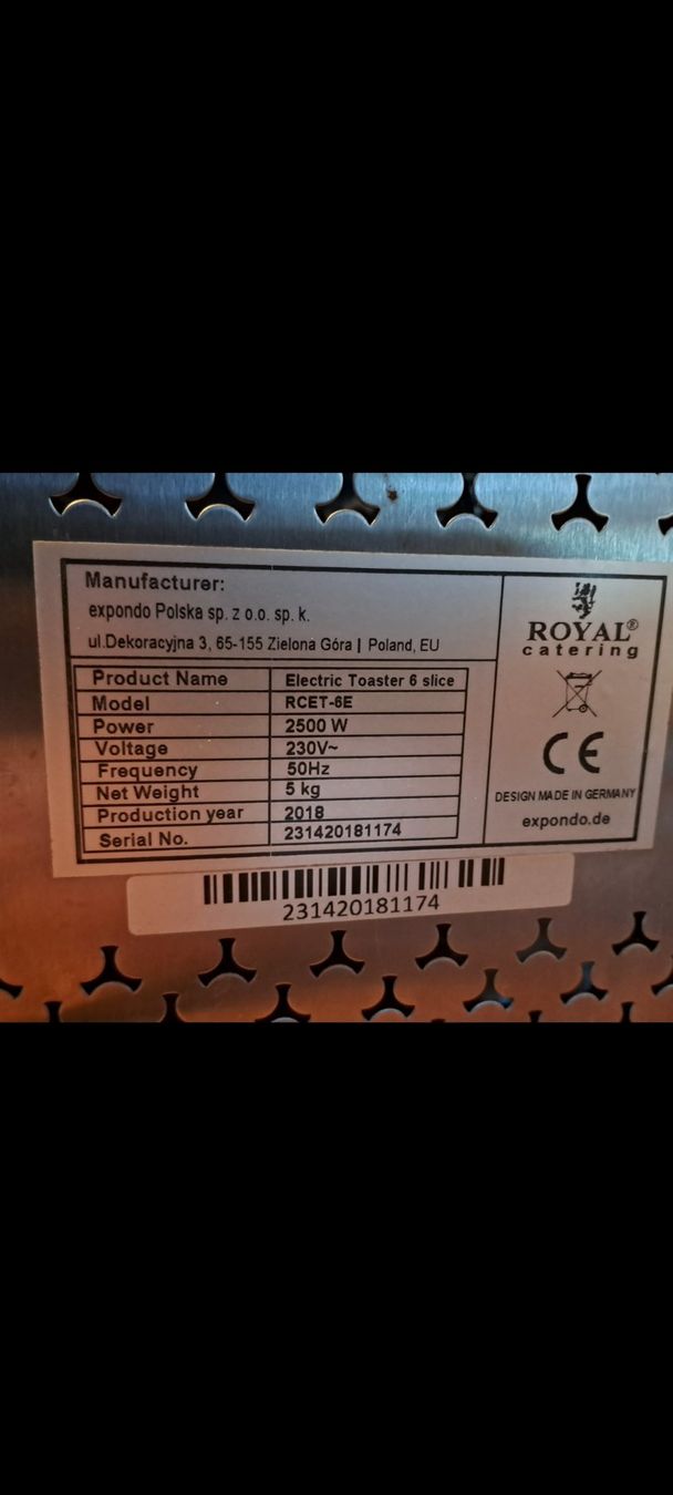 Küchengeräte: Royal Catering Toaster Gross – Gebraucht aus Teufenthal AG von Silbermond74 2