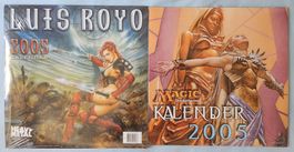 2 Vintage Fantasy Kalender 2005 OVP Magic & Luis Royo