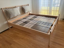 180x200 cm, BJÖRKSNÄS Bettgestell, Birke/Birkenfurnier