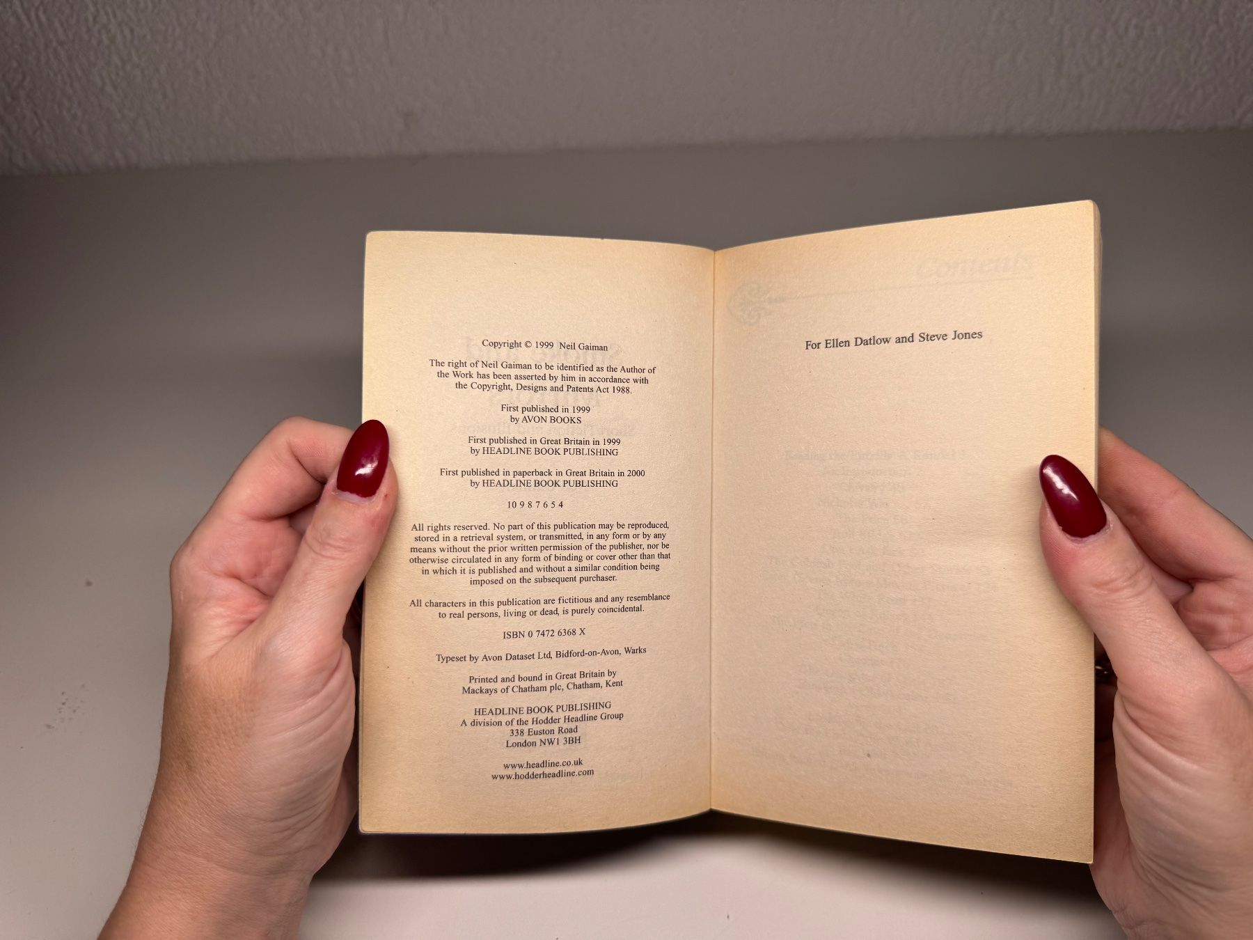 Libri: NOVEL: Neil Gaiman, Smoke and Mirrors – Usato da Grosswangen venduto da English_books 2