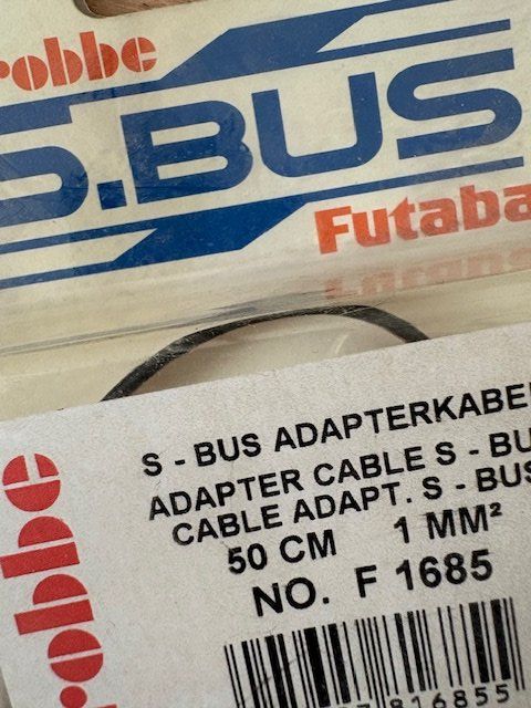 Futaba Cavi: S-Bus Adapterkabel 50cm, 1 mm2 – Nuovo e nell'imballaggio originale da Würenlingen venduto da Delfinli1