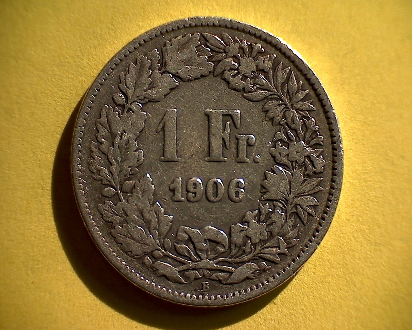 Alle Münzen: 1 Fr. 1906 – Gebraucht aus Buchs AG von Ged8