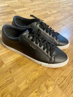 Jim Rickey Schuhe low Sneaker Leder Schwarz Shoes Gr. 45