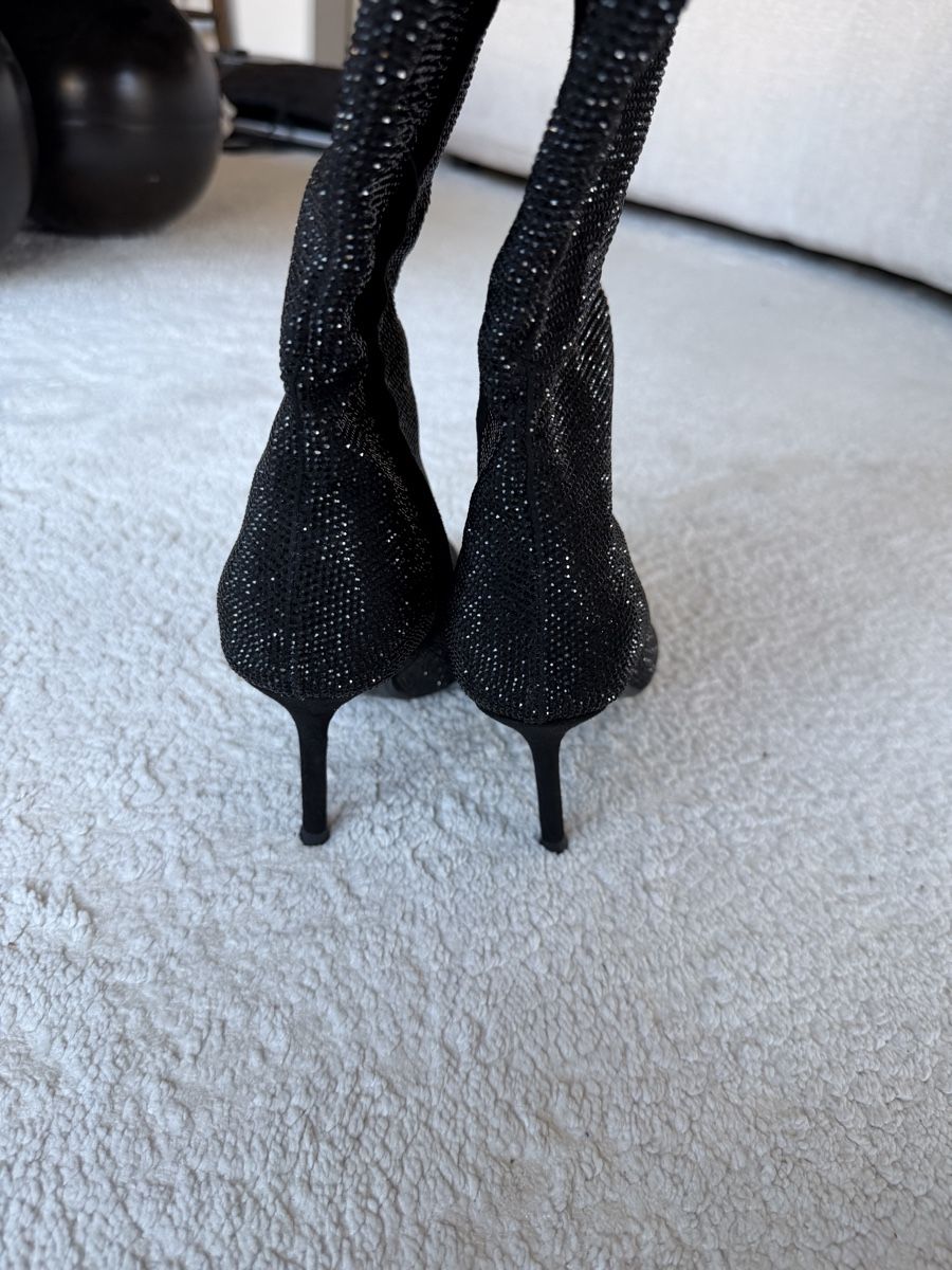 Zara Scarpe da donna: ZARA Knee High Boots, Black Glitter, Size 37 – Nuovo (secondo la descrizione) da Dübendorf venduto da ilianalou 2