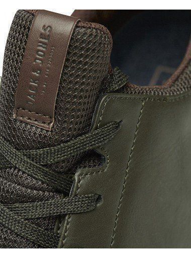 Jack & Jones Scarpe da uomo: Sneakers Mixed Olive - Jack & Jones (size = 40) – Nuovo e nell'imballaggio originale da Meyrin venduto da fashion-outlet 3