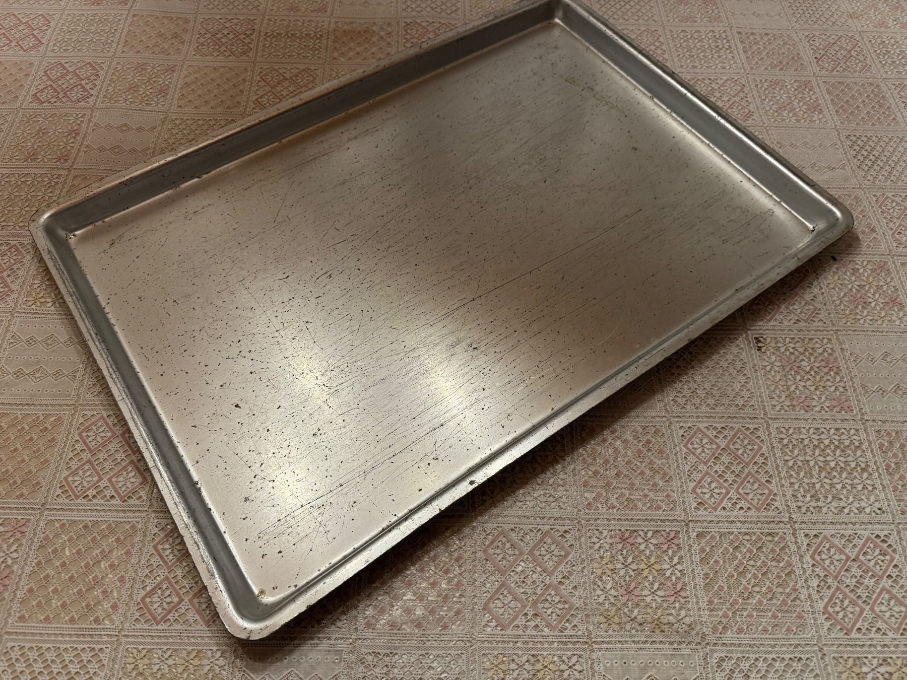 Teglie da forno: Grosses Alu-Backblech 45 mal 65 cm – Usato da Winterthur venduto da sportdisco2