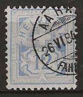 Ch056 - Type chiffre no 56 papier blanc obl.
