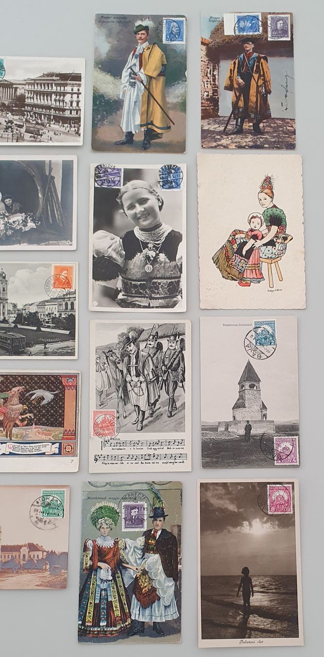 Cartoline postali: 19 Ansichtskarten Ungarn – Usato da Kreuzlingen venduto da Rschweiz1 2