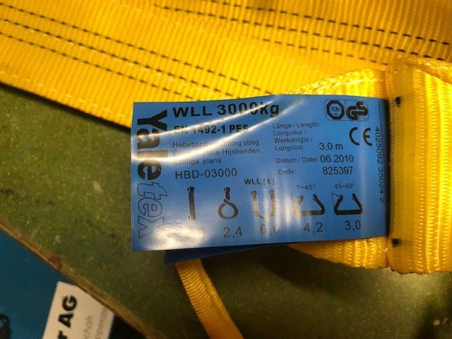 Dekobänder: Bandschlingen  3 To  3 m – Neu und originalverpackt aus Appenzell Meister. von Seppli58 1