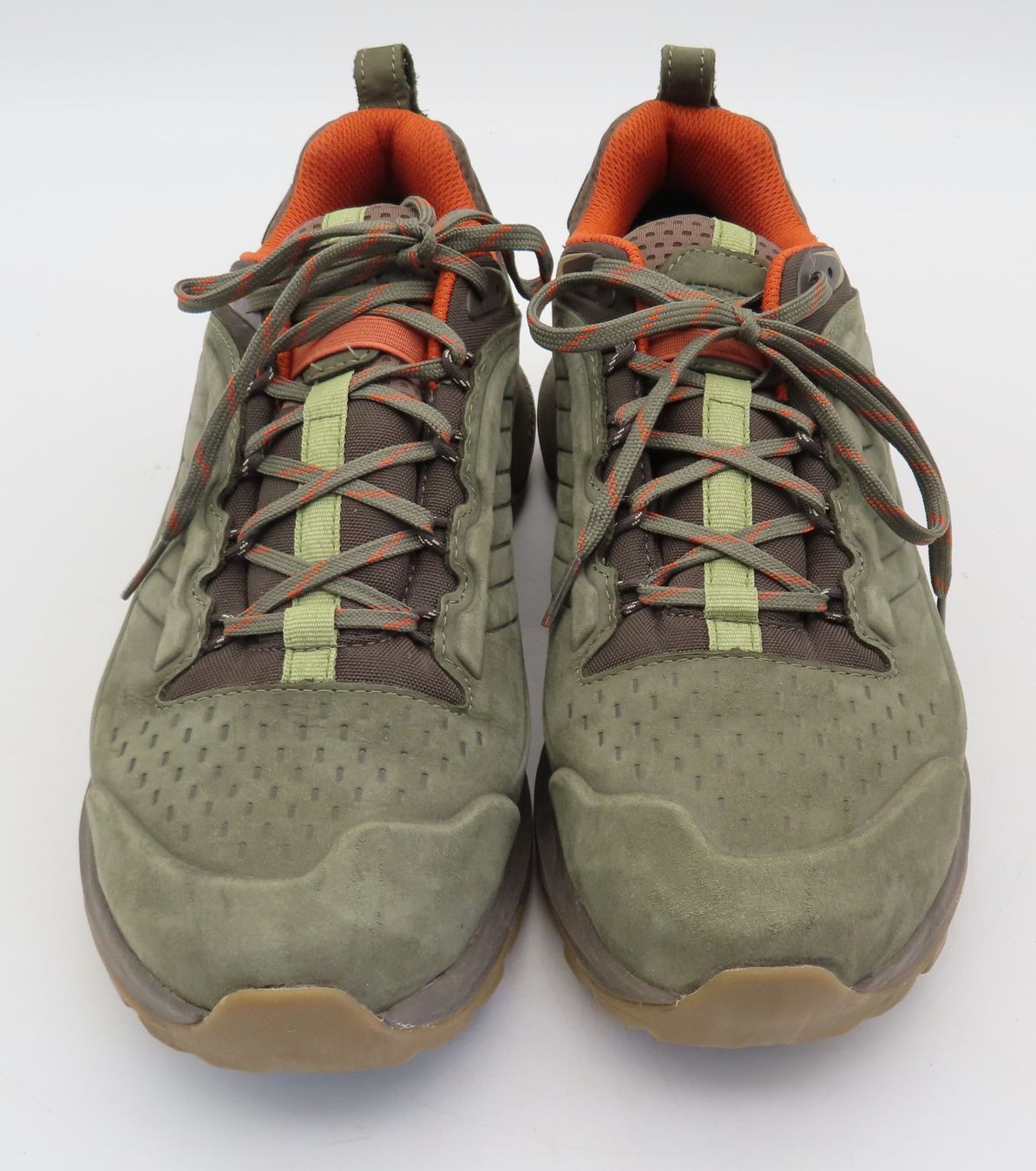 Merrell Scarpe da uomo: Grün-Orange Merrell Herren Wanderschuhe – Usato da Reinach BL venduto da WBZ-Flohmarkt 1