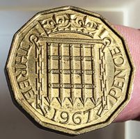 GROSSBRITANNIEN 3 PENCE 1967