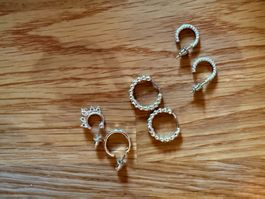 Modeschmuck : 4er Set Ohrringe neu