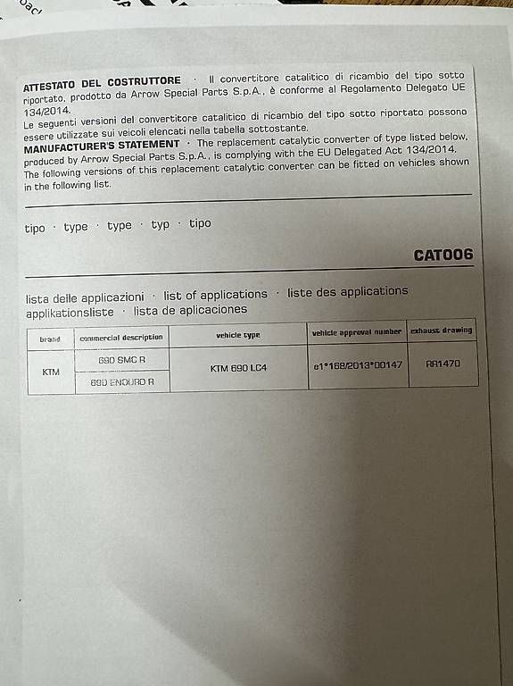 Auspuffanlagen: Échappement ktm smcr 690 – Gebraucht aus Val-d'Illiez von Joackim 2