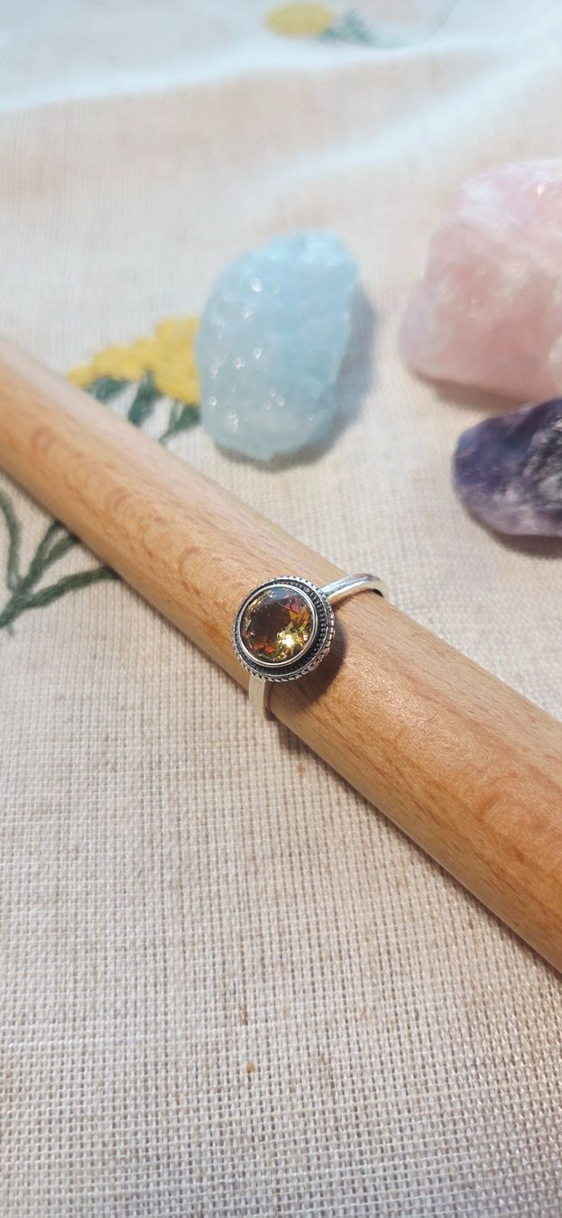 Anelli: NEW - S925 Citrine Ring (Adjustable) – Nuovo (secondo la descrizione) da Zürich venduto da cin_wcf6 4