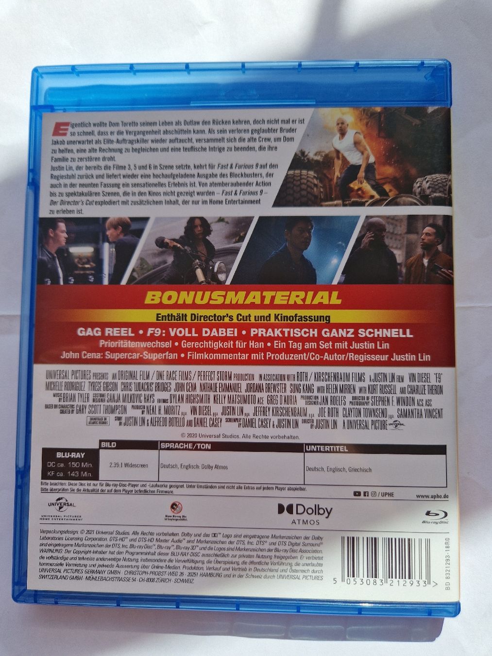 Tutti i DVDs: Fast & furious 9 Blu Ray – Usato da Schiers venduto da mar_wg5v 1