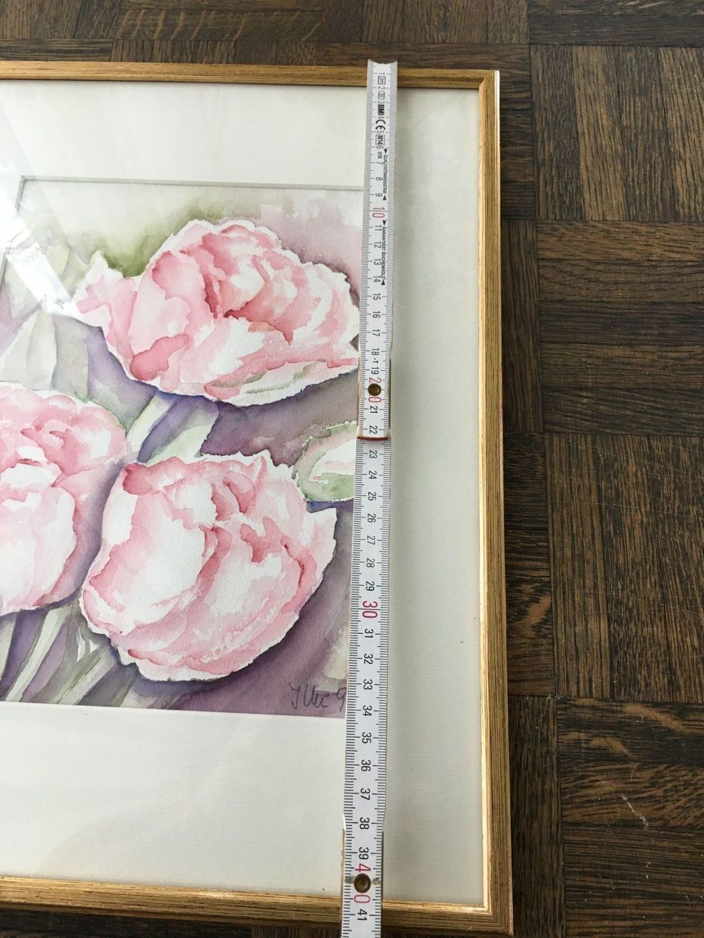 Dipinti: Gemälde Aquarell Blumen  unleserlich signiert – Usato da Subingen venduto da Etageren 5