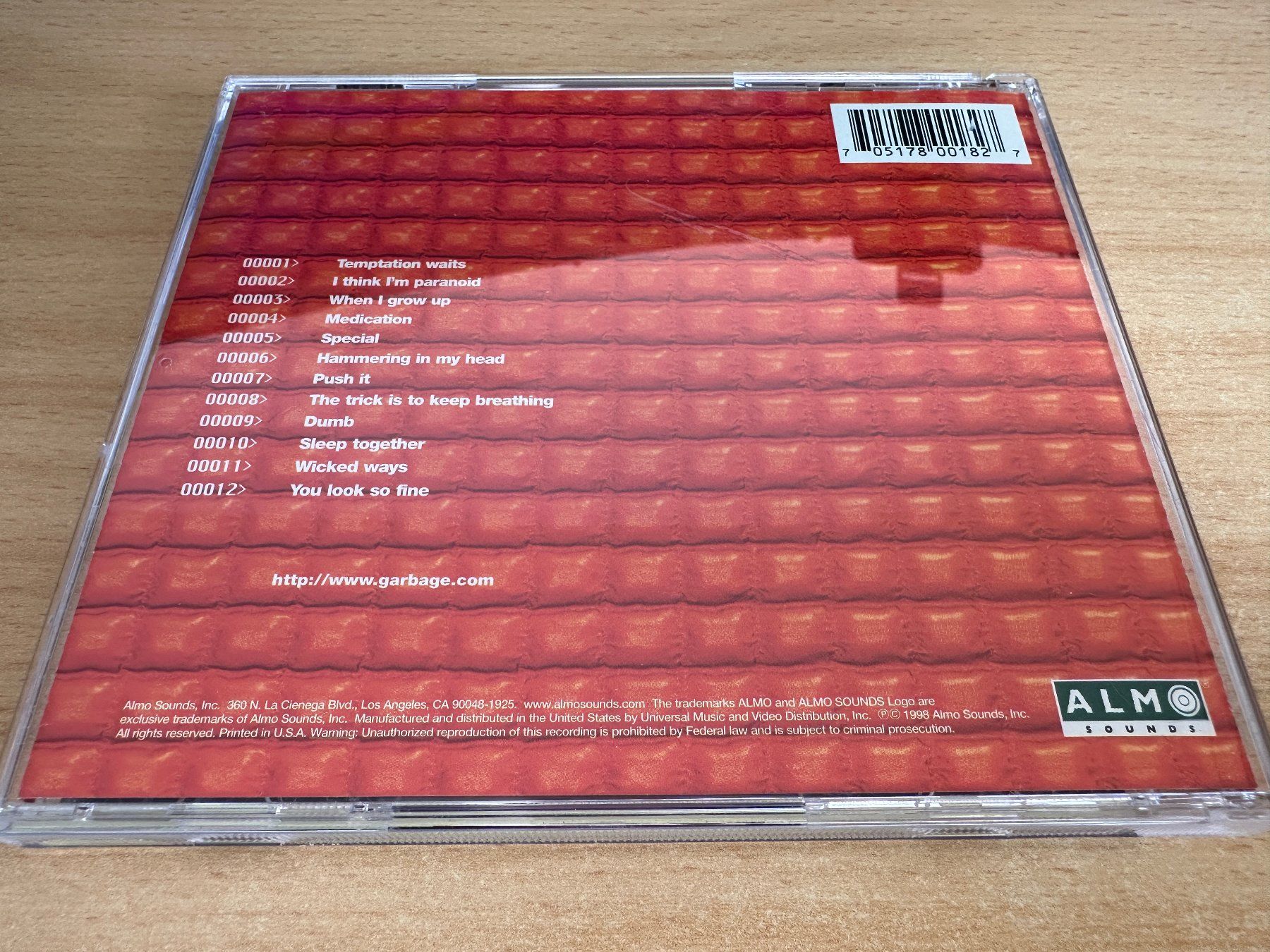 CD: Garbage – Version 2.0 – Usato da Rikon im Tösstal venduto da Alpenmutz 1
