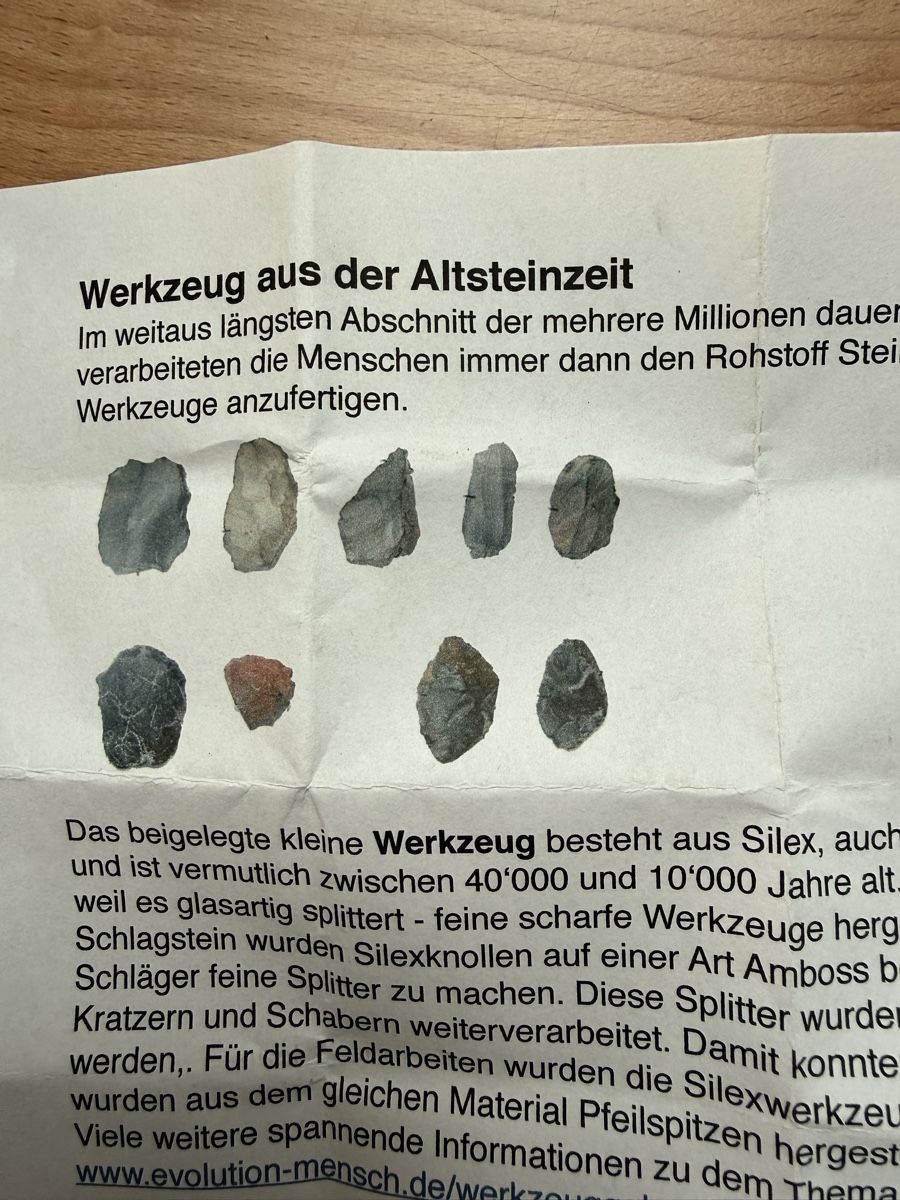 Alle Werkzeuge: Werkzeug aus der Steinzeit – Neu (gemäss Beschreibung) aus Grenchen von Bastet007 5