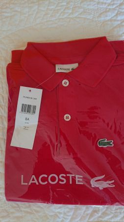 Lacoste Jungen Poloshirt  Grosse 8A