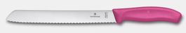 Victorinox Brotmesser 21cm Wellenschliff pink