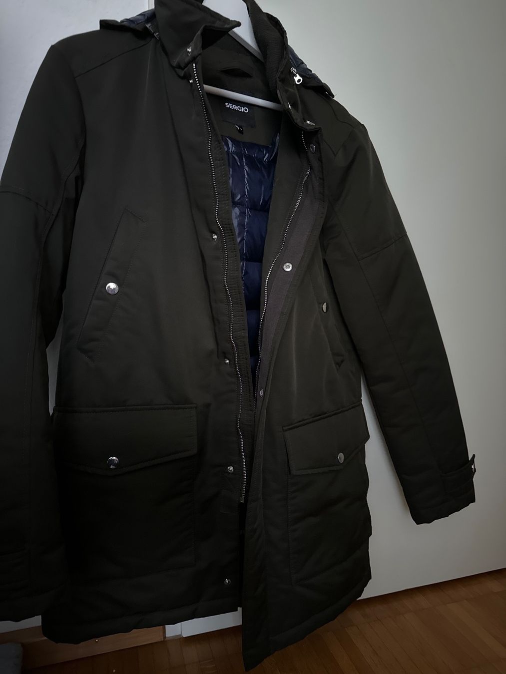 Giacche: Olivgrüne Winterjacke von Sergio Grösse S – Usato da Riehen venduto da rom_2bhm