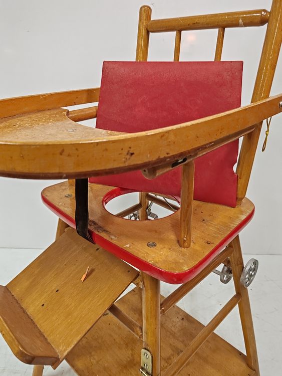 Fußstütze Für Kinderhochstuhl - Holz Fußbank Ergonomisch & Rutschfest