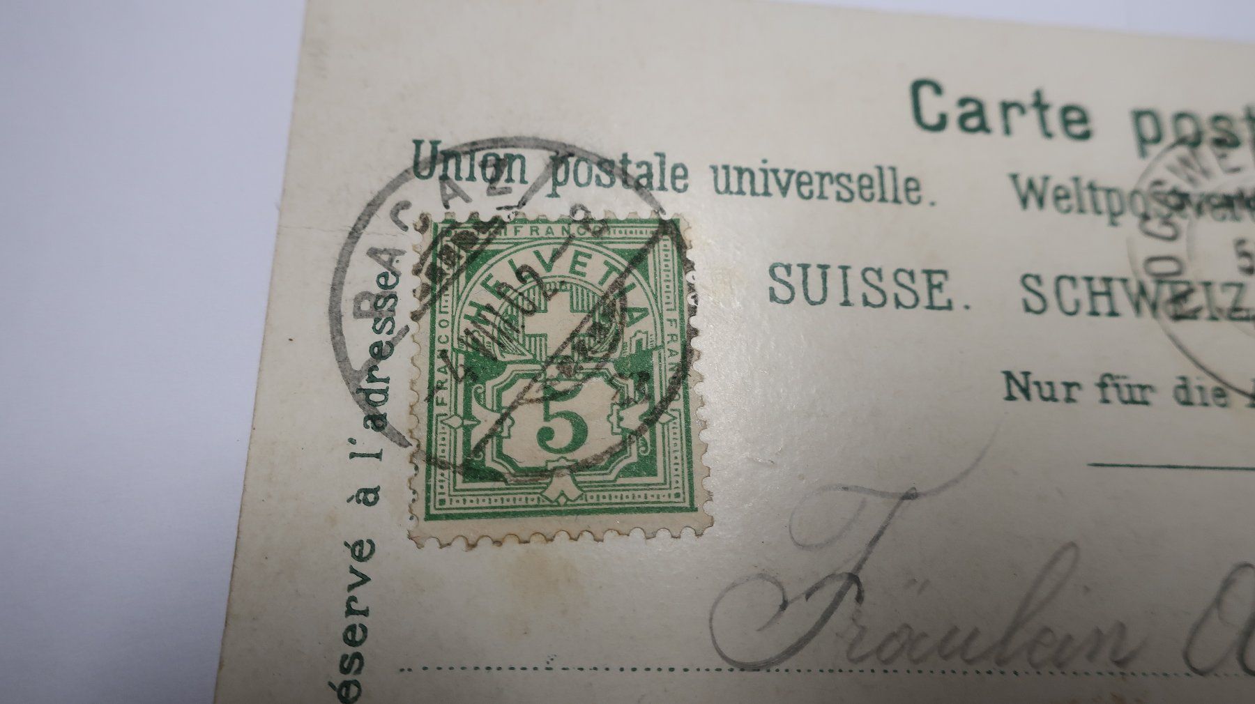 Cartoline postali: Ragaz  1902 – Usato da Cormoret venduto da Pascalll2001 7