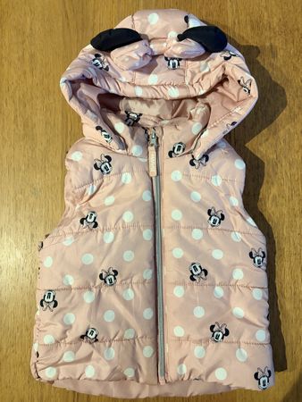Doudoune sans manches H&M Minnie Mouse, 92cm 18-24mois
