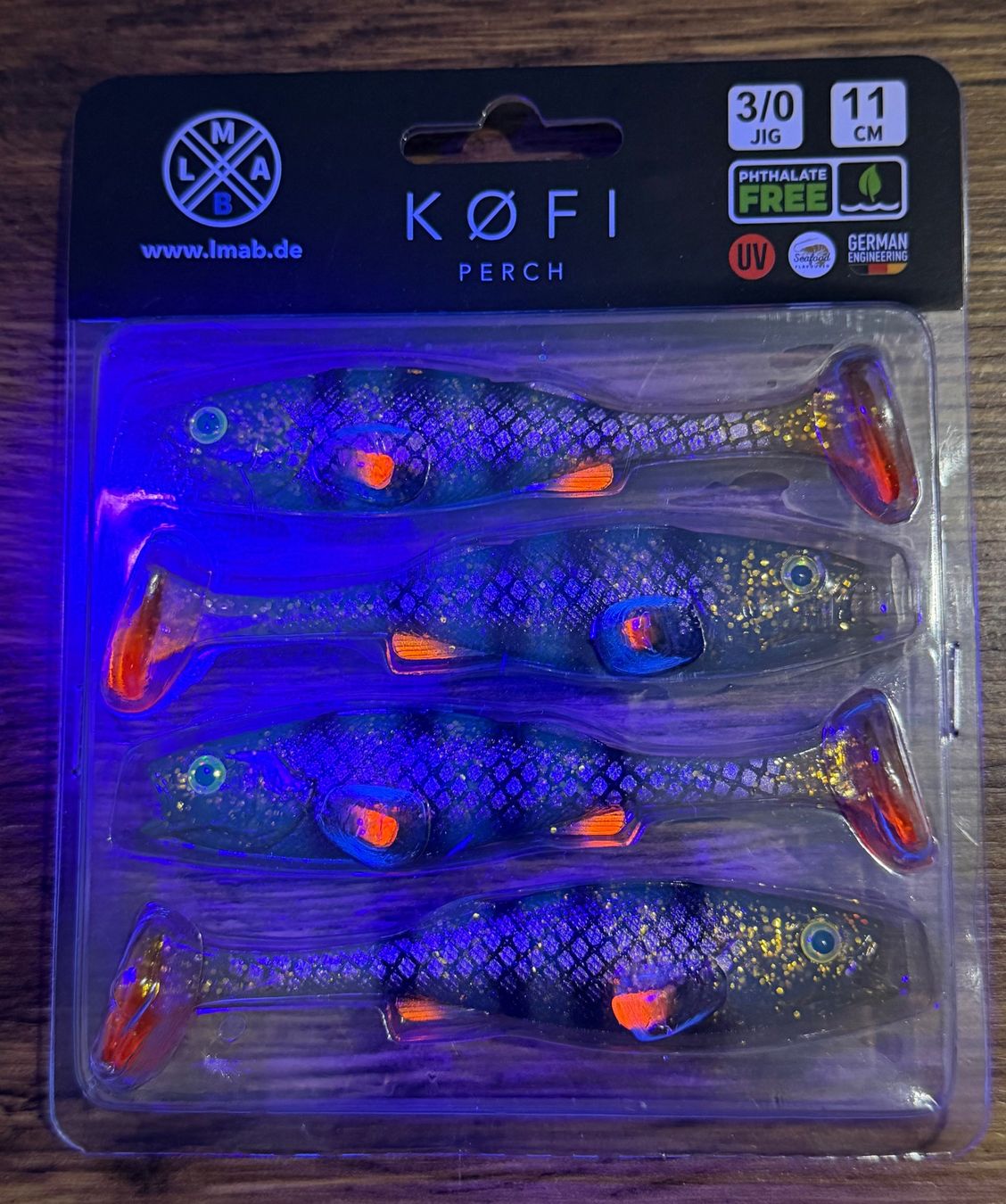 Esche: LMAB Köfi Perch Shad 11 cm – Nuovo e nell'imballaggio originale da Widnau venduto da Fishingtackle_Oggy 2