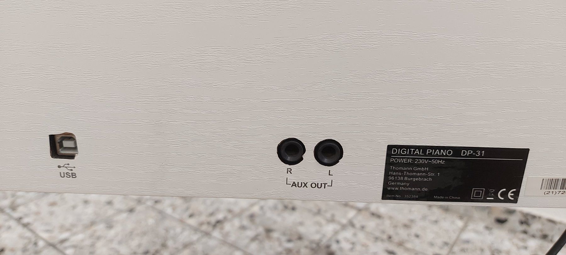 Thomann Strumenti musicali: Digitalpiano DP-31, 88 GHS-Tasten – Usato da Glattbrugg venduto da Swissmusik 6