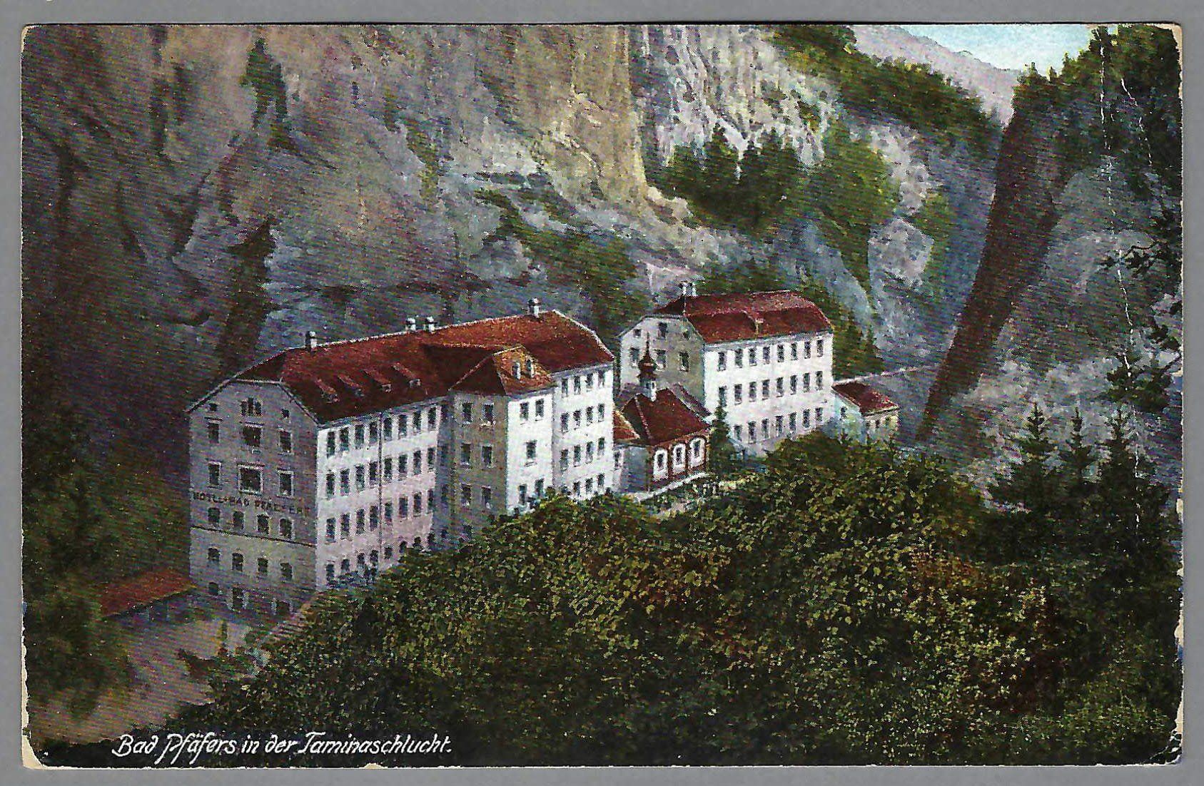 Cartoline postali: BAD PFÄFERS, * RANDBUG – Usato da Pura venduto da ulisse1957
