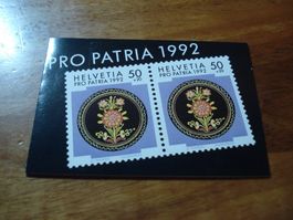 Markenbüchlein Pro Patria 1992, ET-o