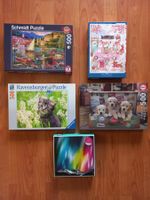 Puzzle Set 5x500, 1x NEU und OVP!