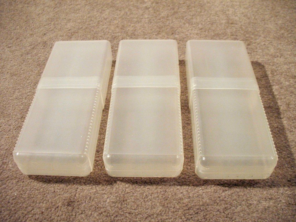 Contenitori & Simili: 3x Schiebe Schachtel transp Dose Box variabel Stifte Bohrer – Usato da Wil ZH venduto da Arbolero 4