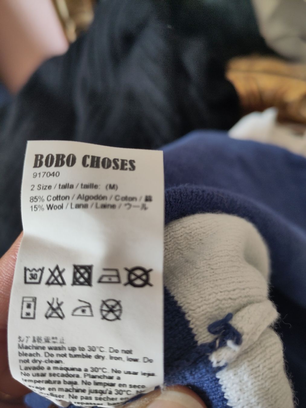 Bobo Choses Vestiti: Bobo Choses Pullikleid  blau weiss gestreift Grösse M – Usato da Arni AG venduto da Jaggy36 5