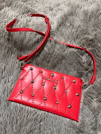Rote Versace Jeans Tasche Clutch neuwertig