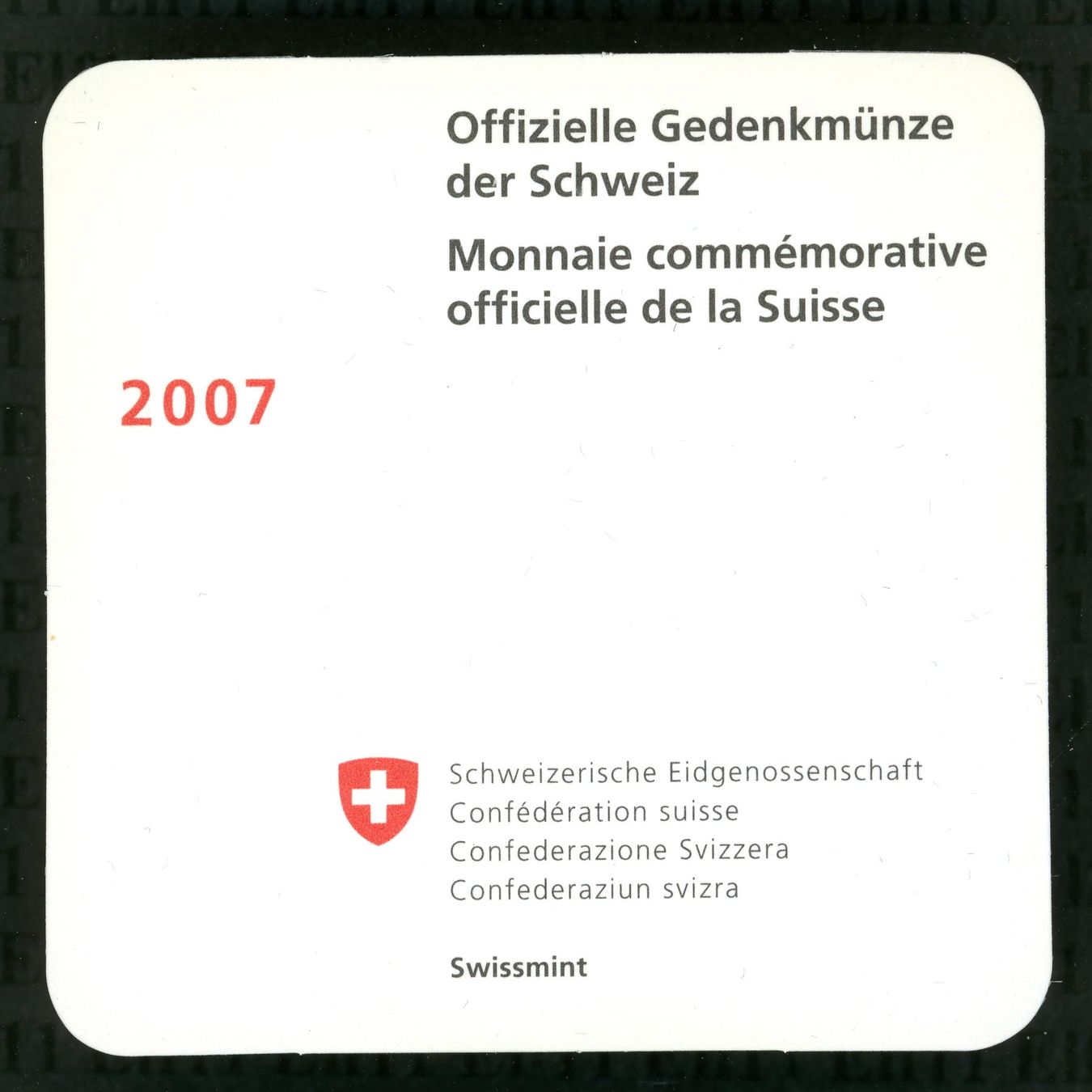 Alle Münzen: CHF__10.00 2007 Steinbock PP 10 Franken – Neu und originalverpackt aus Widnau von Elf11 2