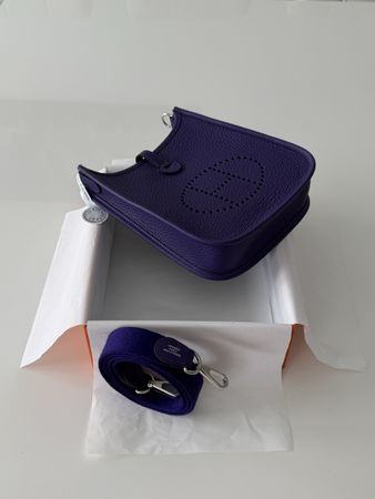 Hermès Evelyn Mini 16 Amazone purple  2026 Full Set