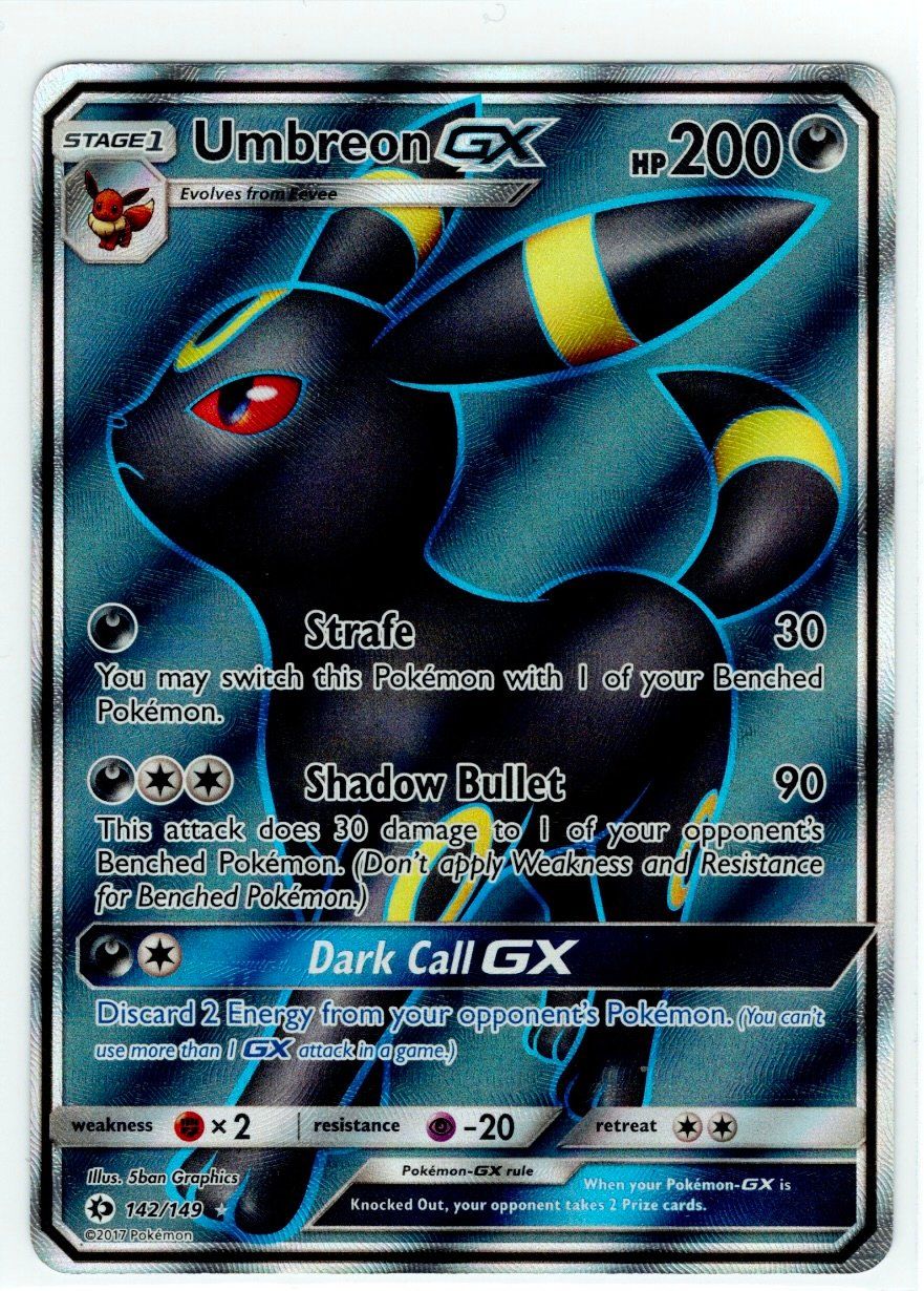 Pokémon Cartes à collectionner: Umbreon GX 142 – D'occasion à Zürich par PACE79