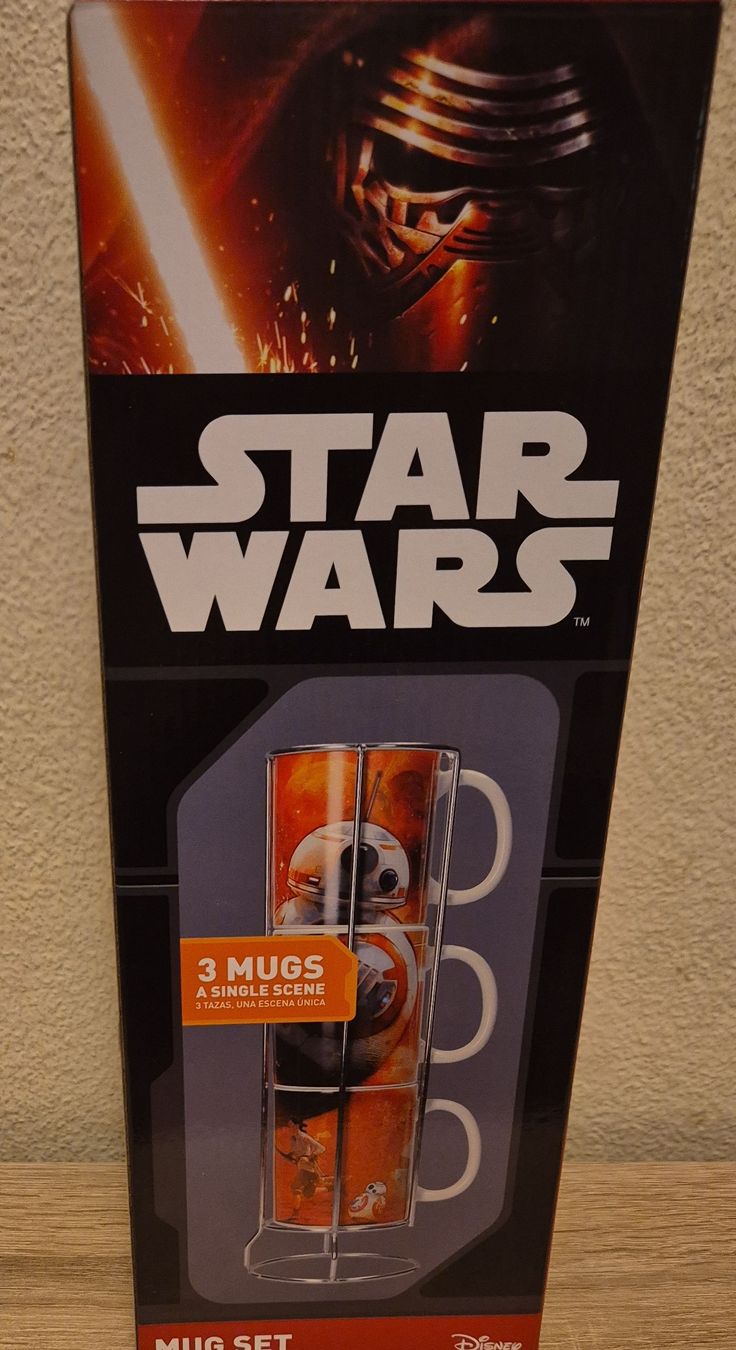 Star Wars Tazze: Star Wars Mug Set 3 Tasses BB-8 Neuf – Nuovo e nell'imballaggio originale da Genève venduto da Bayoushi