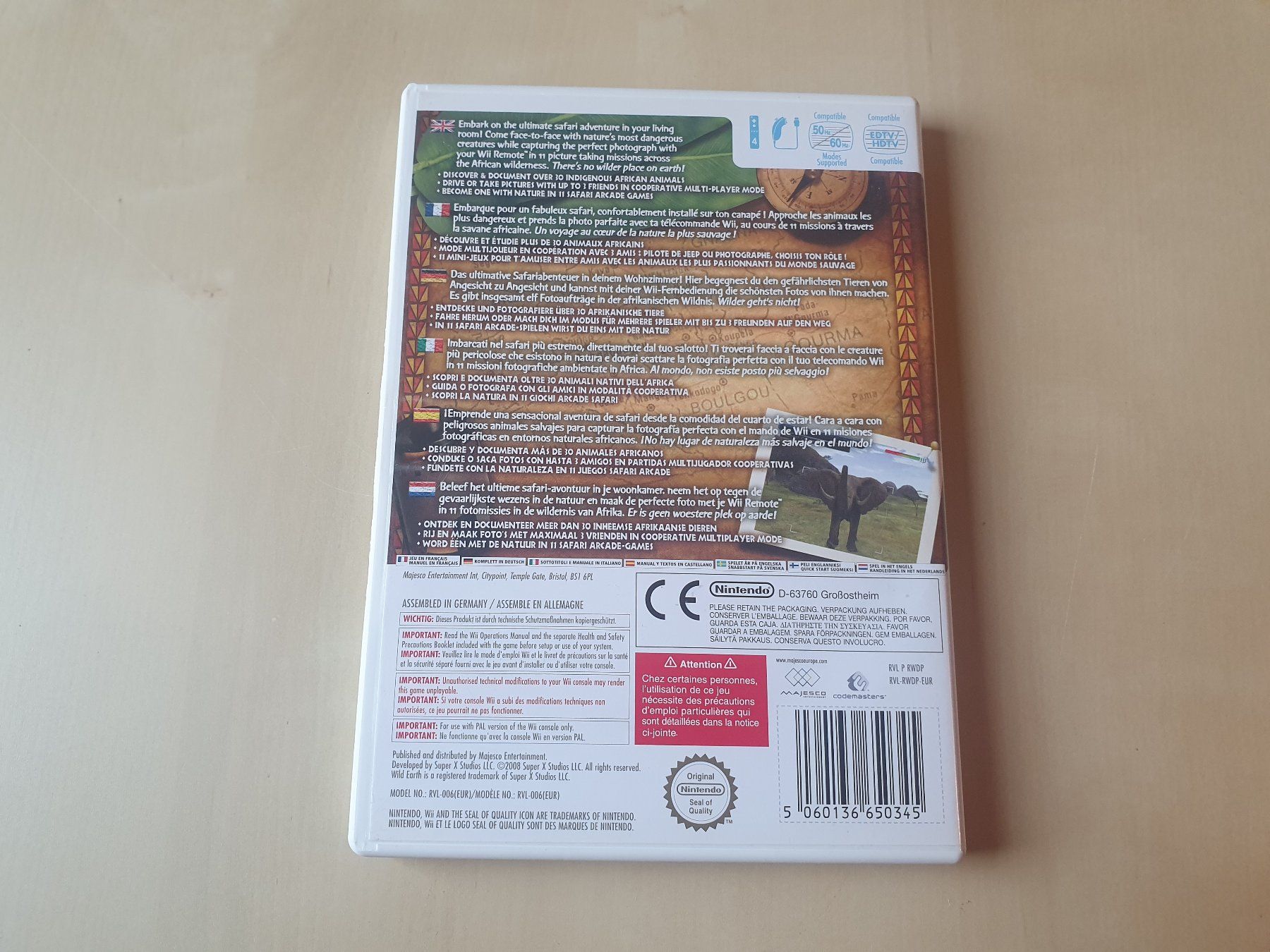 Nintendo Spiele: Wild Earth African Safari – Gebraucht aus Stansstad von collectorsshop 1