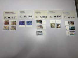 Briefmarken Sammlung Schweiz, Diverse Jahrgänge, (137)