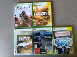 5x Xbox 360 games