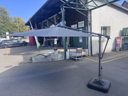 Glatz Ampelschirm Sunwing Casa 270x270cm inkl. Rollsockel! 